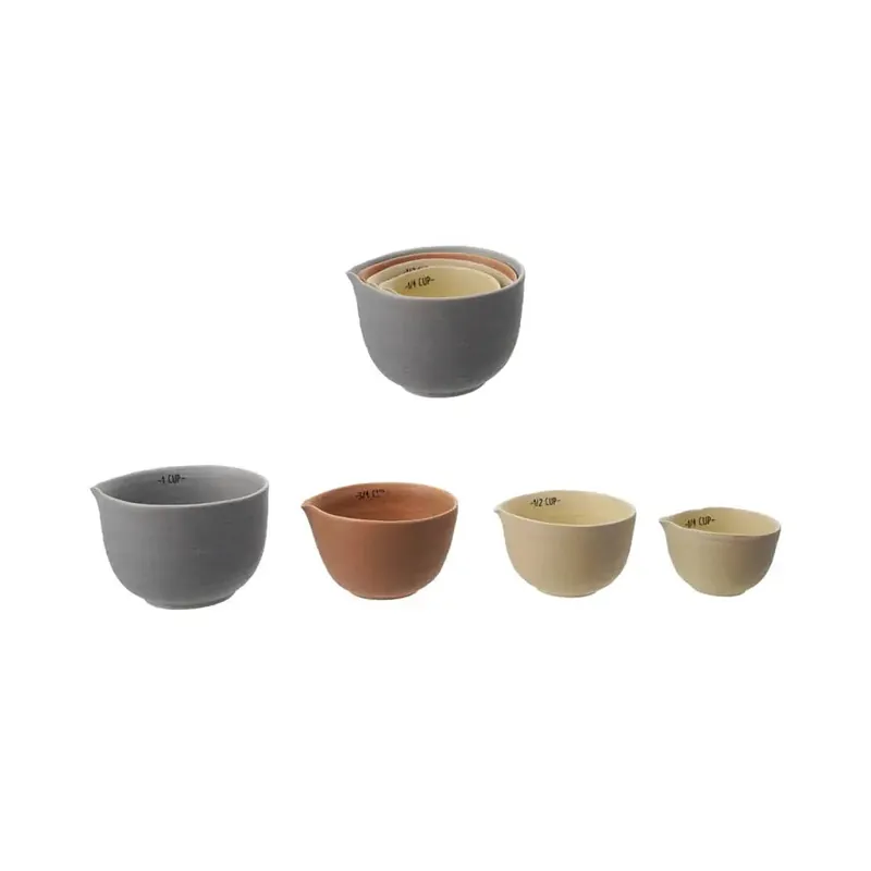 Stoneware Measuring Cups - Greenhouse Home