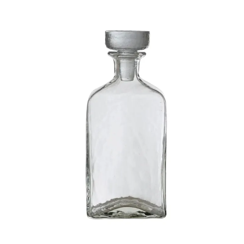 Hammered Glass Decanter - Greenhouse Home
