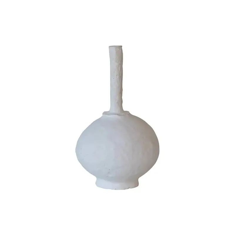Handmade Paper Mache Taper Holder - Greenhouse Home