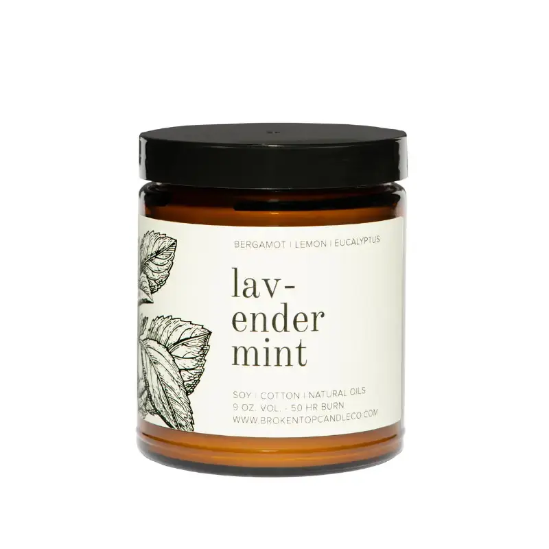 Lavender Mint - 9 oz Soy Candle