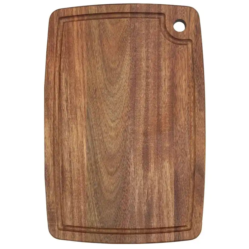 Acacia Wood Carving Board with Juice Groove - Totally Bamboo