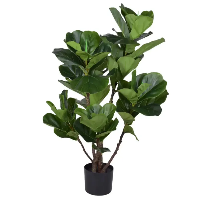Fiddle Leaf Fig Tree, 3' - Replica Plants & Decor