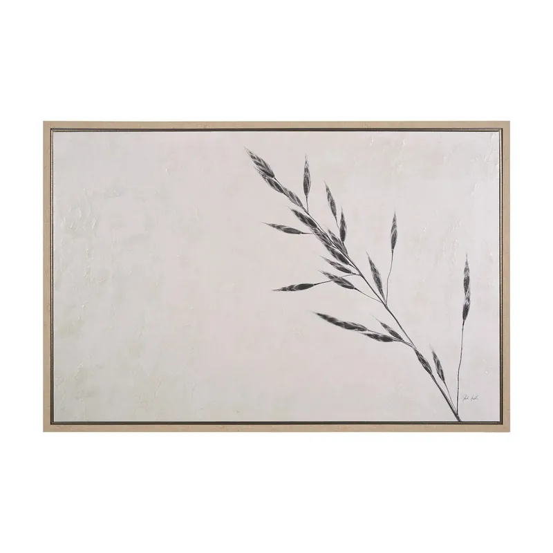 Wheat Canvas Framed Wall Art - Mercana