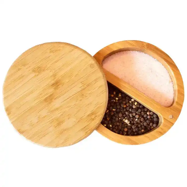 Salt Keeper Duet Storage Box - Totally Bamboo