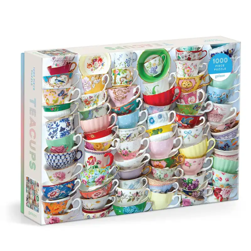 Teacups 1000 Piece Puzzle - Chronicle Books