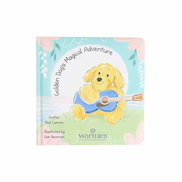 Golden Dog's Magical Adventure Book - Warmies
