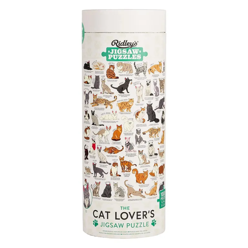 Cat Lover's 1000 Piece Jigsaw Puzzle - Chronicle Books