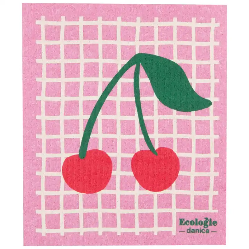 Very Cherry Swedish Dishcloth - Ecologie