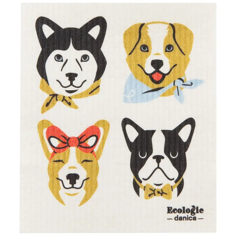 Uptown Dogs Swedish Dishcloth - Ecologie