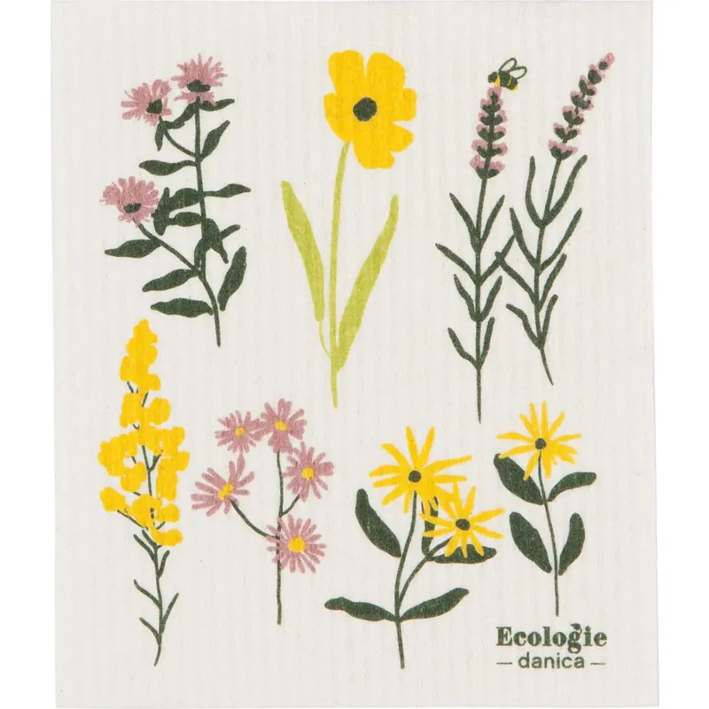 Bees & Blooms Swedish Dishcloth - Ecologie
