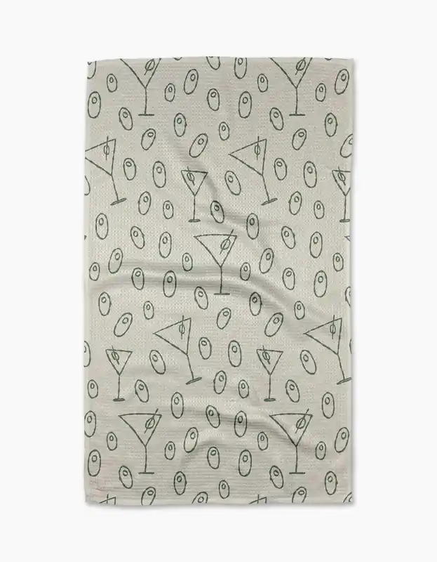 Dirty Martini Tea Towel - Geometry