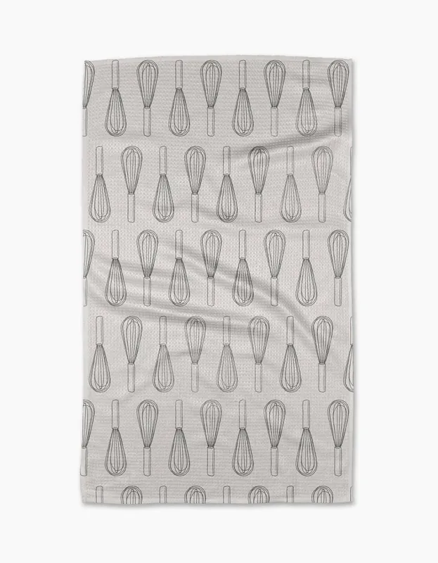 Kitchen Whisks Tea Towel - Geometry
