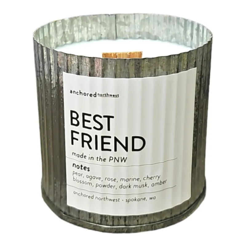 Best Friend Wood Wick Candle - Anchored Northwest