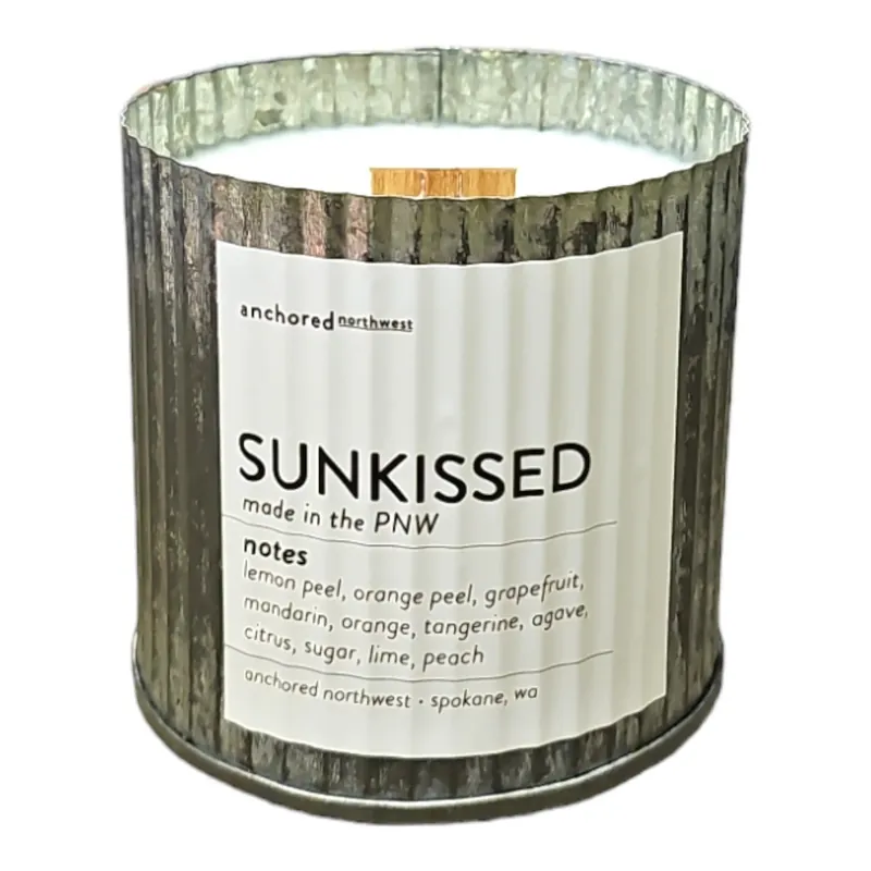 Sunkissed Wood Wick Candle - Anchored Northwest