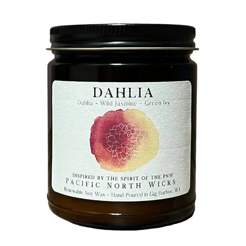 Dahlia Candle - Pacific North Wicks