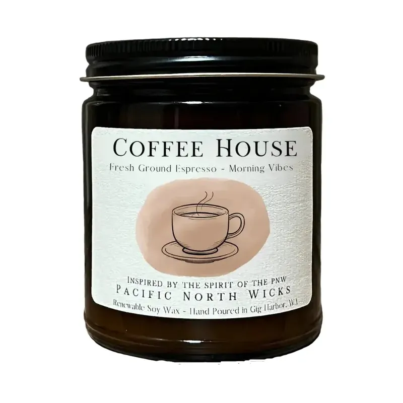 Coffee House Candle - Pacific North Wicks