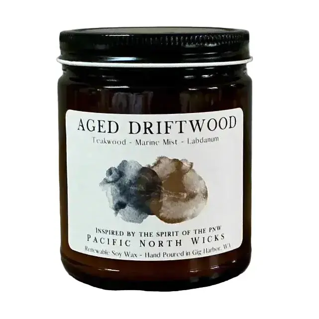 Aged Driftwood Candle - Pacific North Wicks