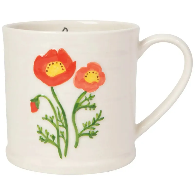 Poppy Embossed Mug - Now Designs by Danica