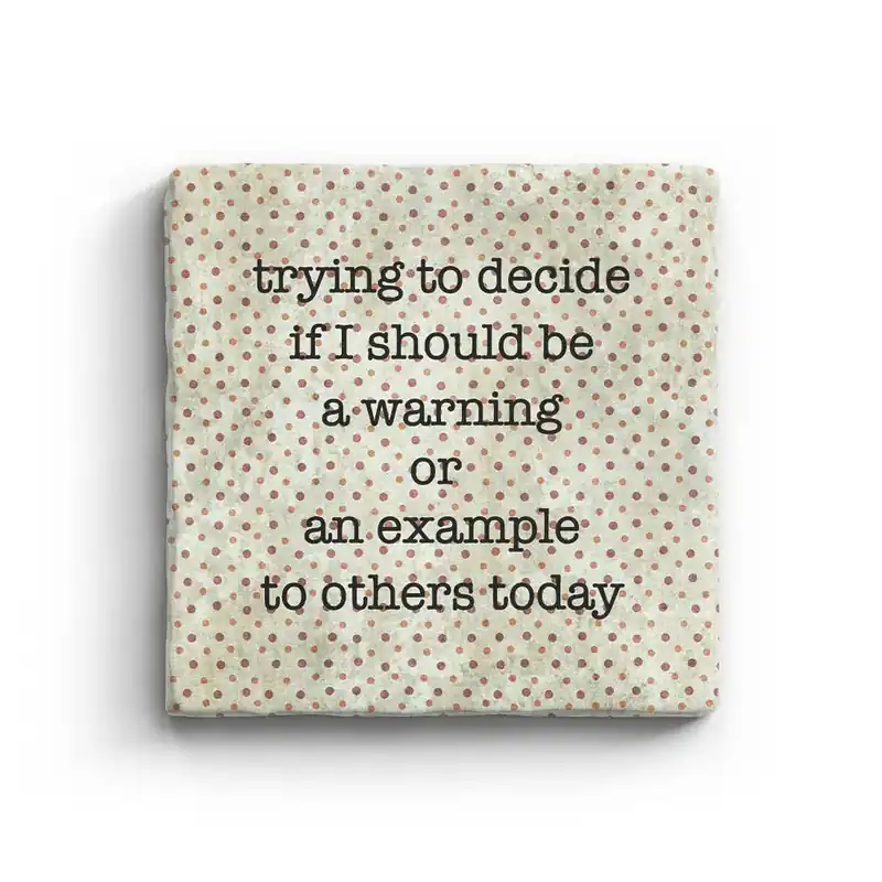 Trying to Decide - Marble Coaster