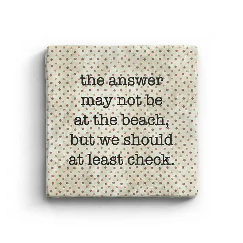 The Answer - Marble Coaster