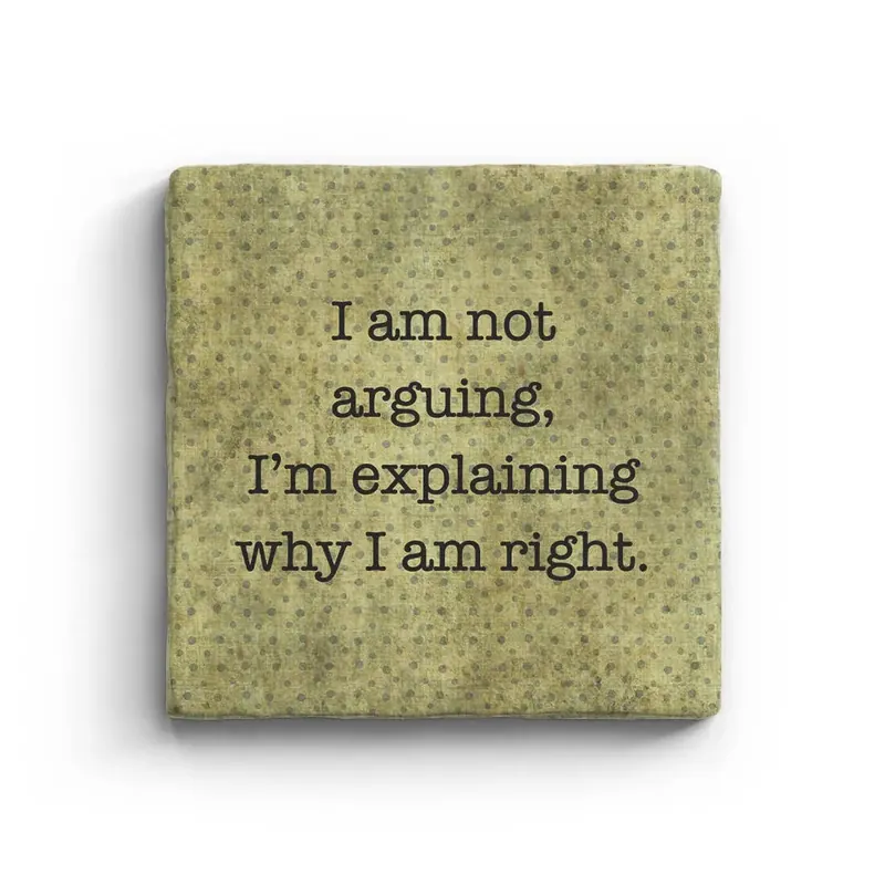 Arguing - Marble Coaster