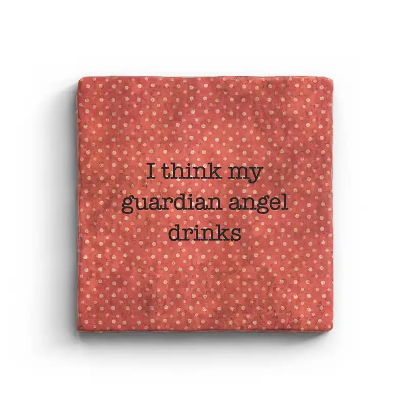 Guardian Angel - Marble Coaster