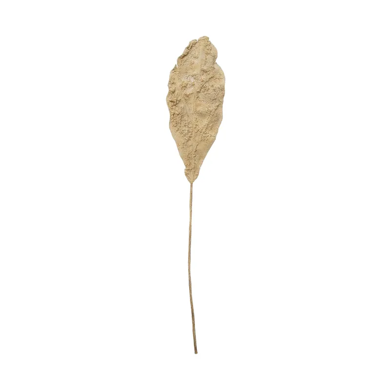 Faux Leaf, Plaster Finish - Greenhouse Home