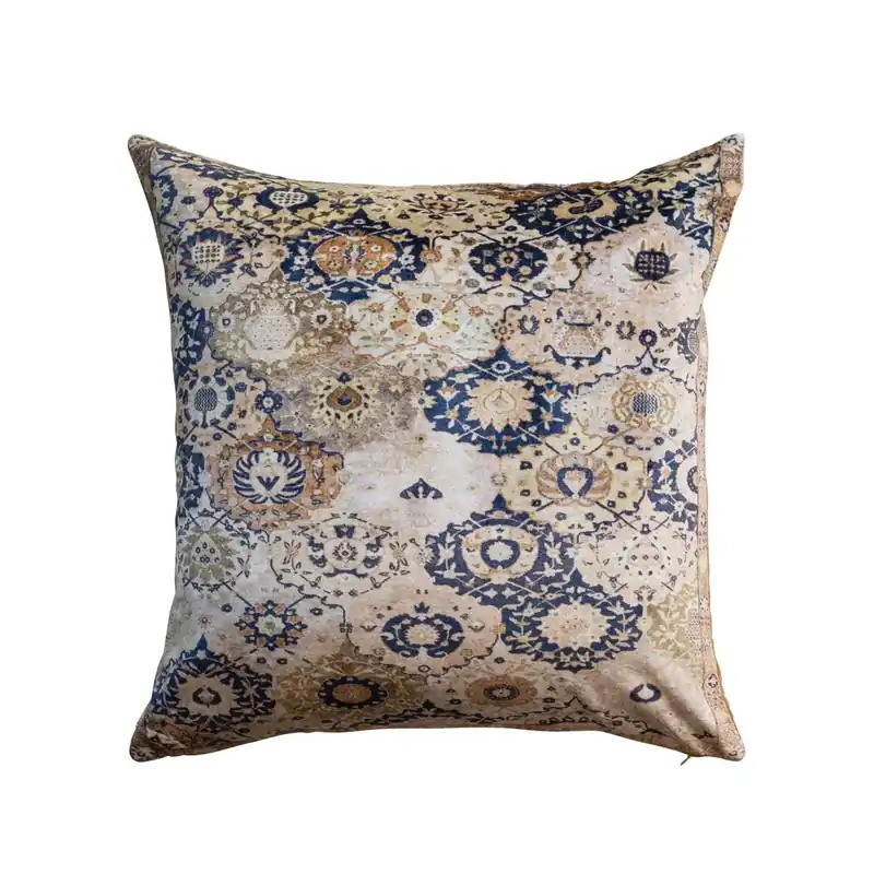 Velvet Printed Pillow - Greenhouse Home