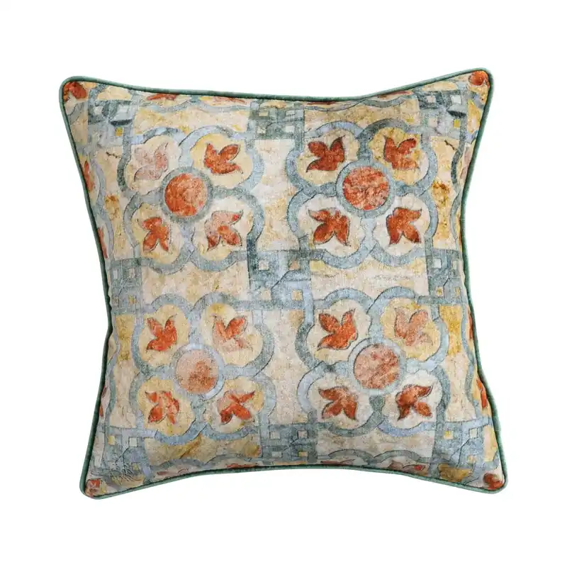 Velvet Printed Pillow - Greenhouse Home