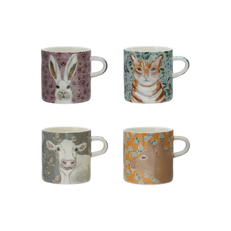 16 oz Animal Mug - Greenhouse Home