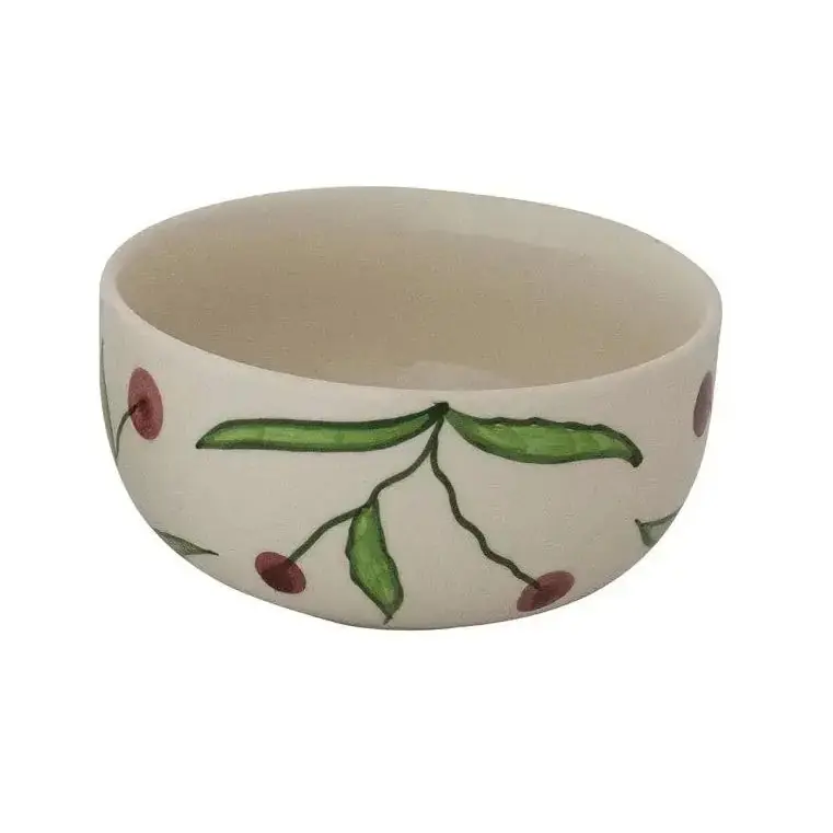 Hand-Painted Cherry Bowl
