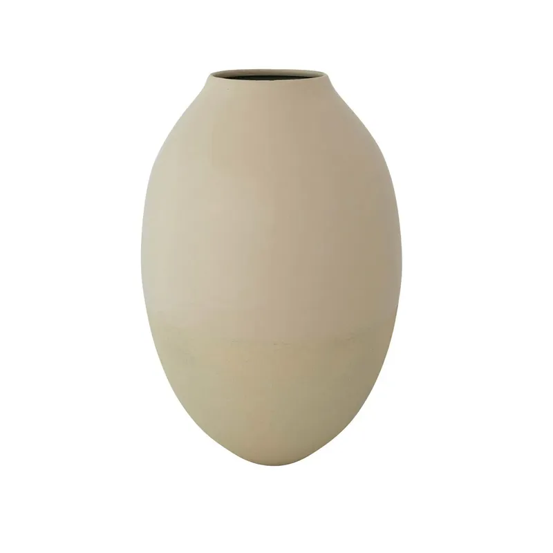 Two-Textured Enameled Metal Vase