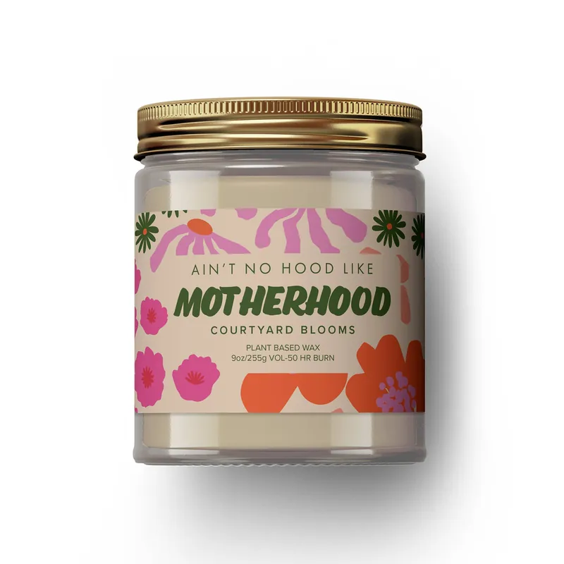 Austy Lou Ain't No Hood Like Motherhood 9oz Soy Candle - Broken Top Brands