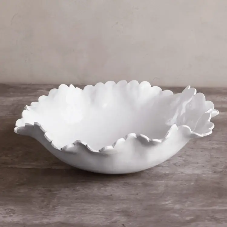 VIDA Colette Large Bowl (White) - BEATRIZ BALL