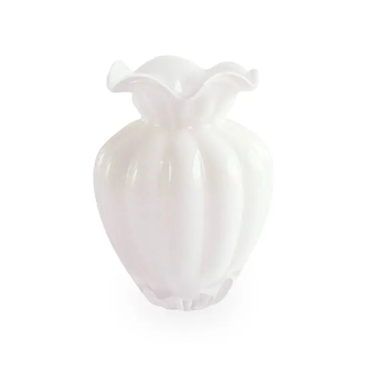GLASS Vento Medium Vase (Cream) - BEATRIZ BALL