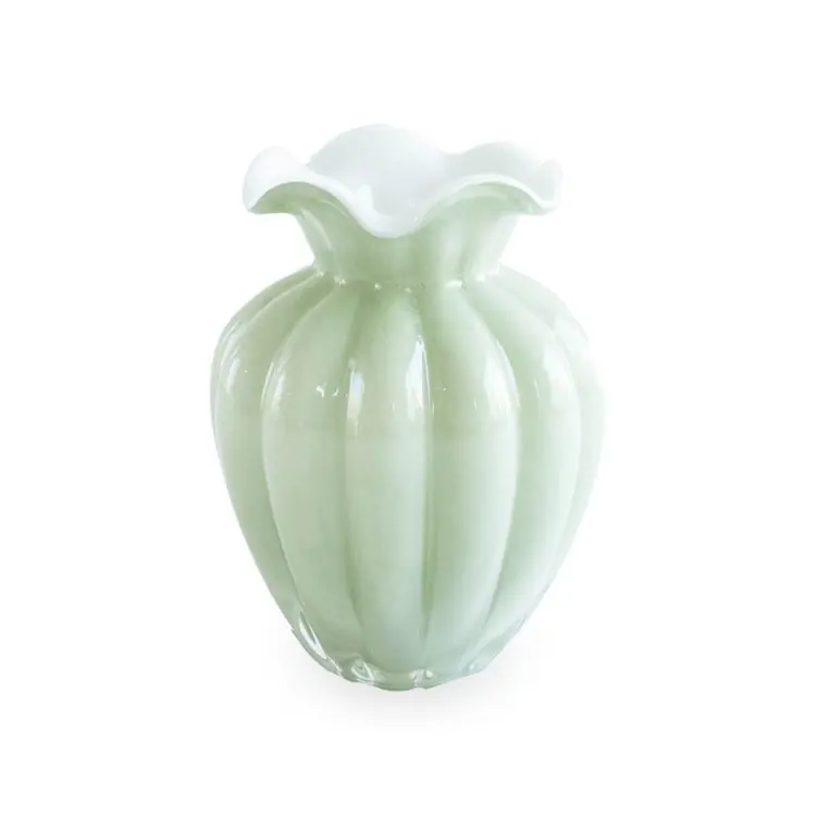 GLASS Vento Medium Vase (Pistachio) - BEATRIZ BALL