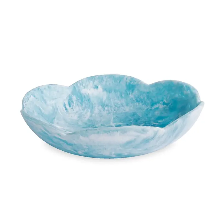 RESIN Amelia Large Bowl (Aqua) - BEATRIZ BALL