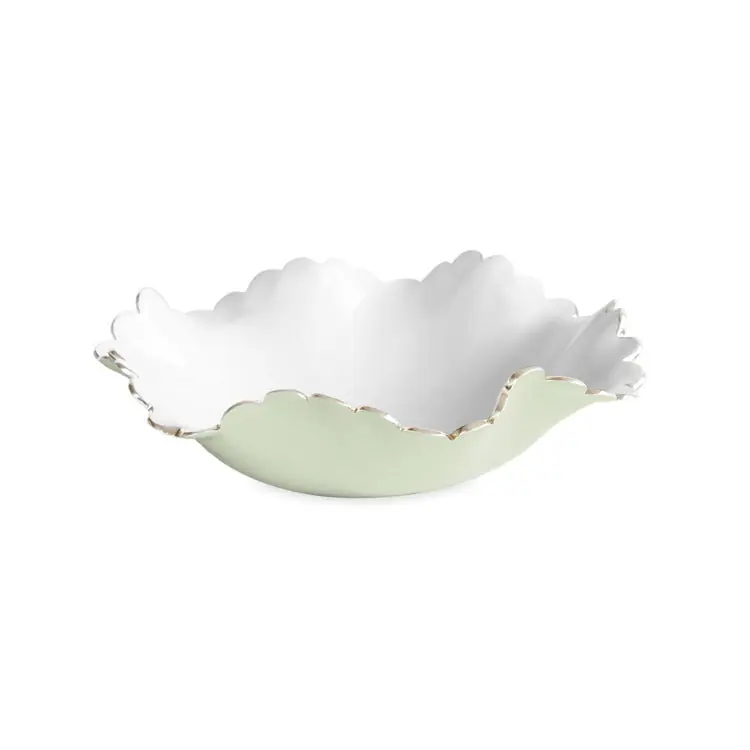 ENCANTO Colette Medium Bowl (Pistachio and White) - BEATRIZ BALL