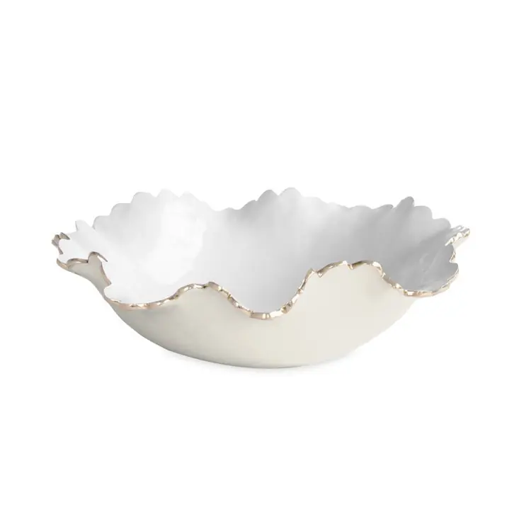 ENCANTO Colette Large Bowl (Cream and White) - BEATRIZ BALL