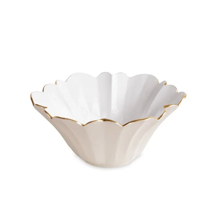 ENCANTO Avril Medium Bowl (Cream and White) - BEATRIZ BALL