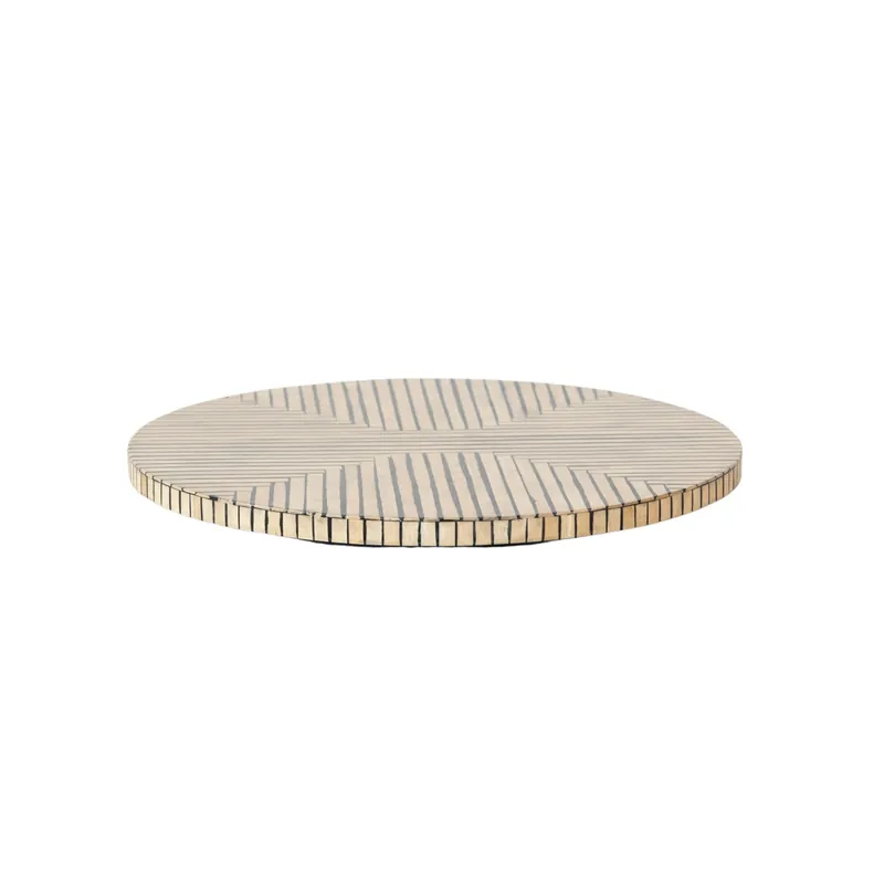 Lazy Susan w/ Geometric Stripes - Bloomingville