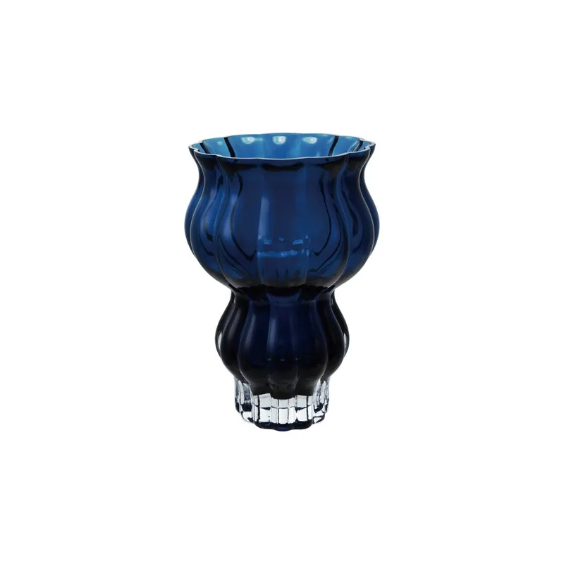 Fluted Cased Glass Vase - Bloomingville