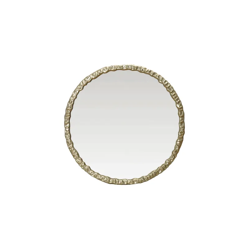 Textured Gold Wall Mirror - Bloomingville