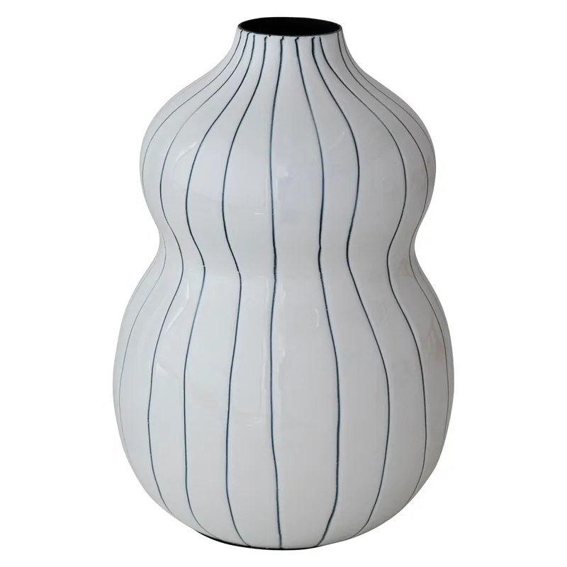 Organic Striped Vase - Bloomingville