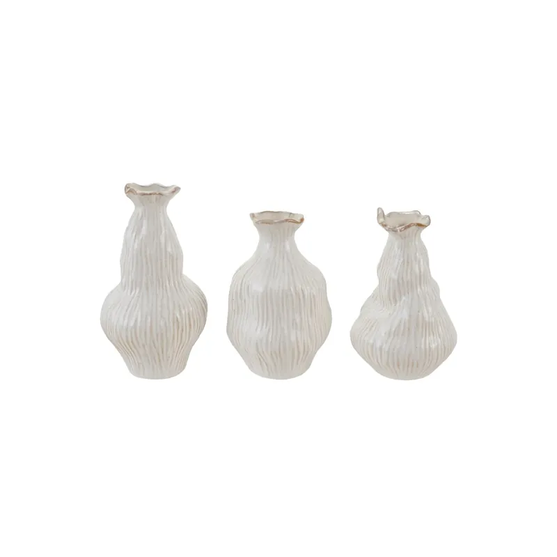 Textured Organic Shaped Vase - Bloomingville
