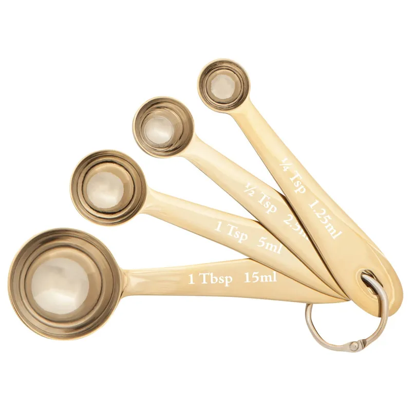 Gold Measuring Spoons Set of 4 - Danica Heirloom
