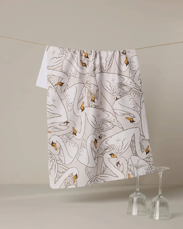 Gentle Strength Tea Towel - Geometry
