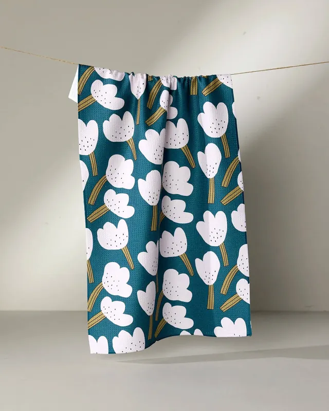 Tulips Tea Towel - Geometry