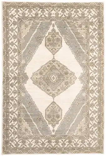 Andorra in Geometric Beige - Oriental Weavers