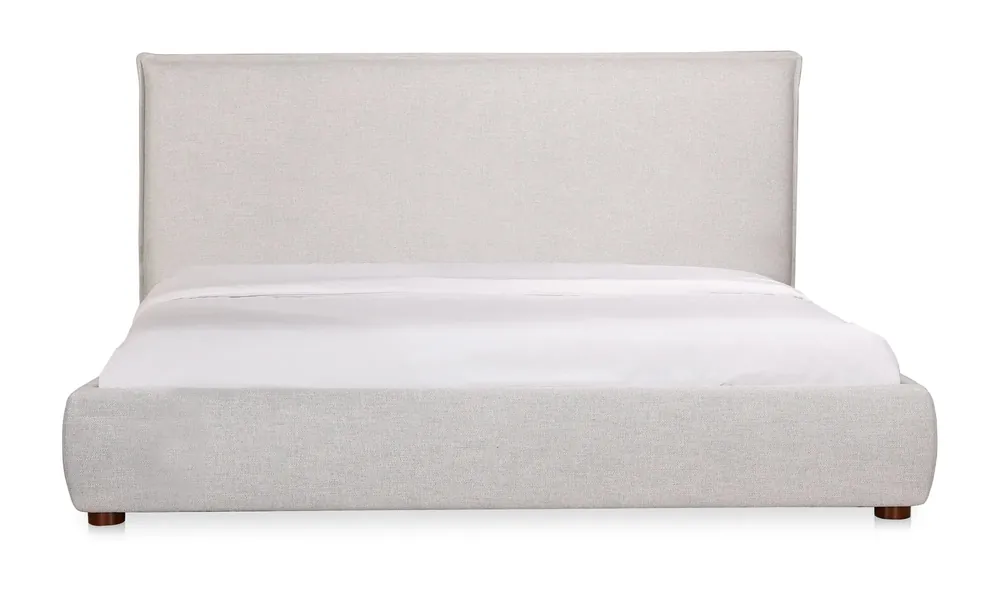 Luzon Queen Bed Light Grey - Moe's Home Collection